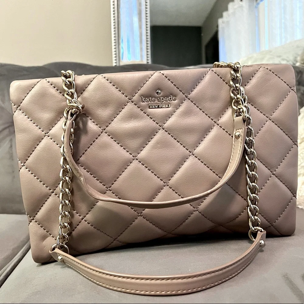 Gray Kate Spade bag - Picture 1 of 5